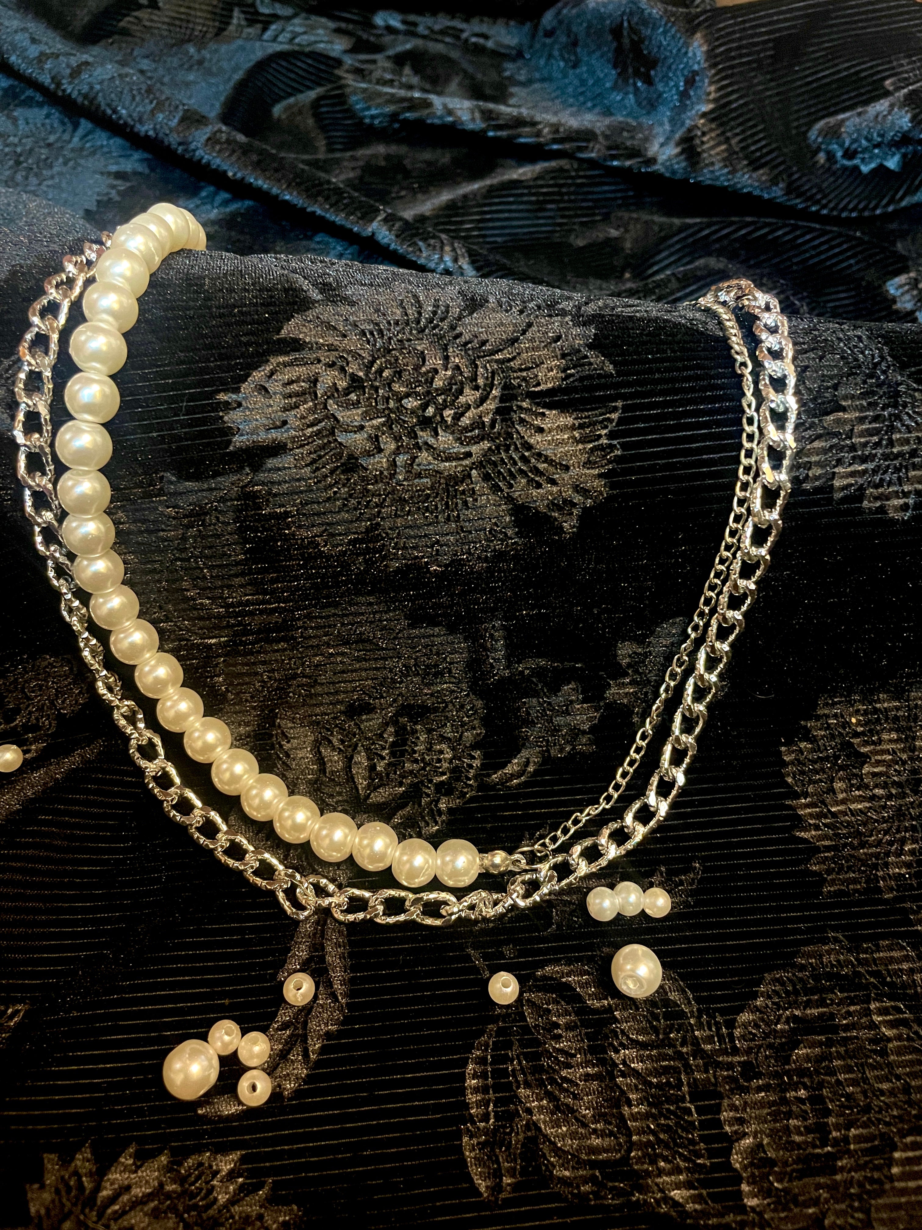 Pearl Silver_chain
