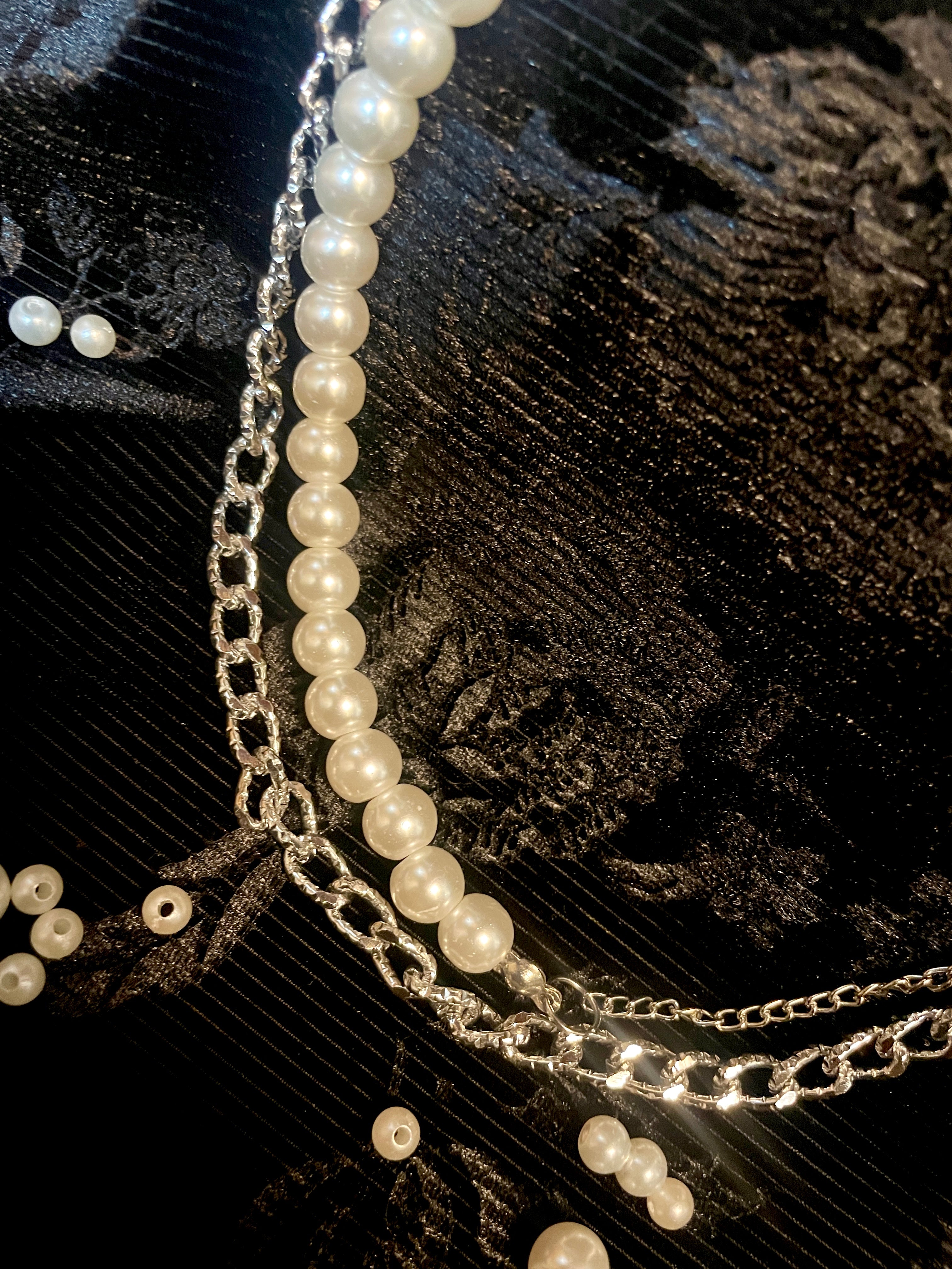 Pearl Silver_chain